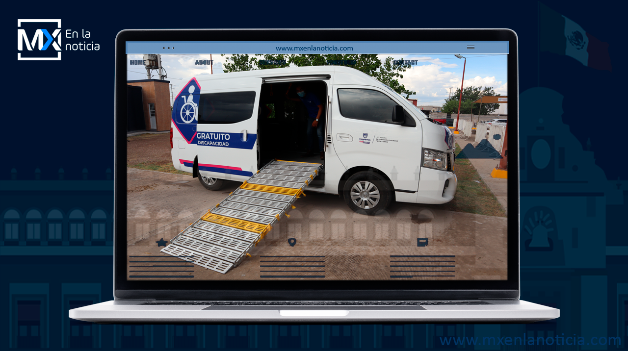 Ofrece Grupos Vulnerables transporte gratuito a domicilio a personas con discapacidad del Estado de Chihuahua