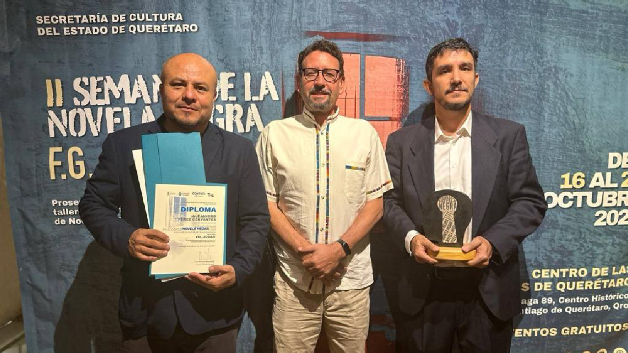 Gana Alejandro Pérez Cervantes el premio novela negra 2023