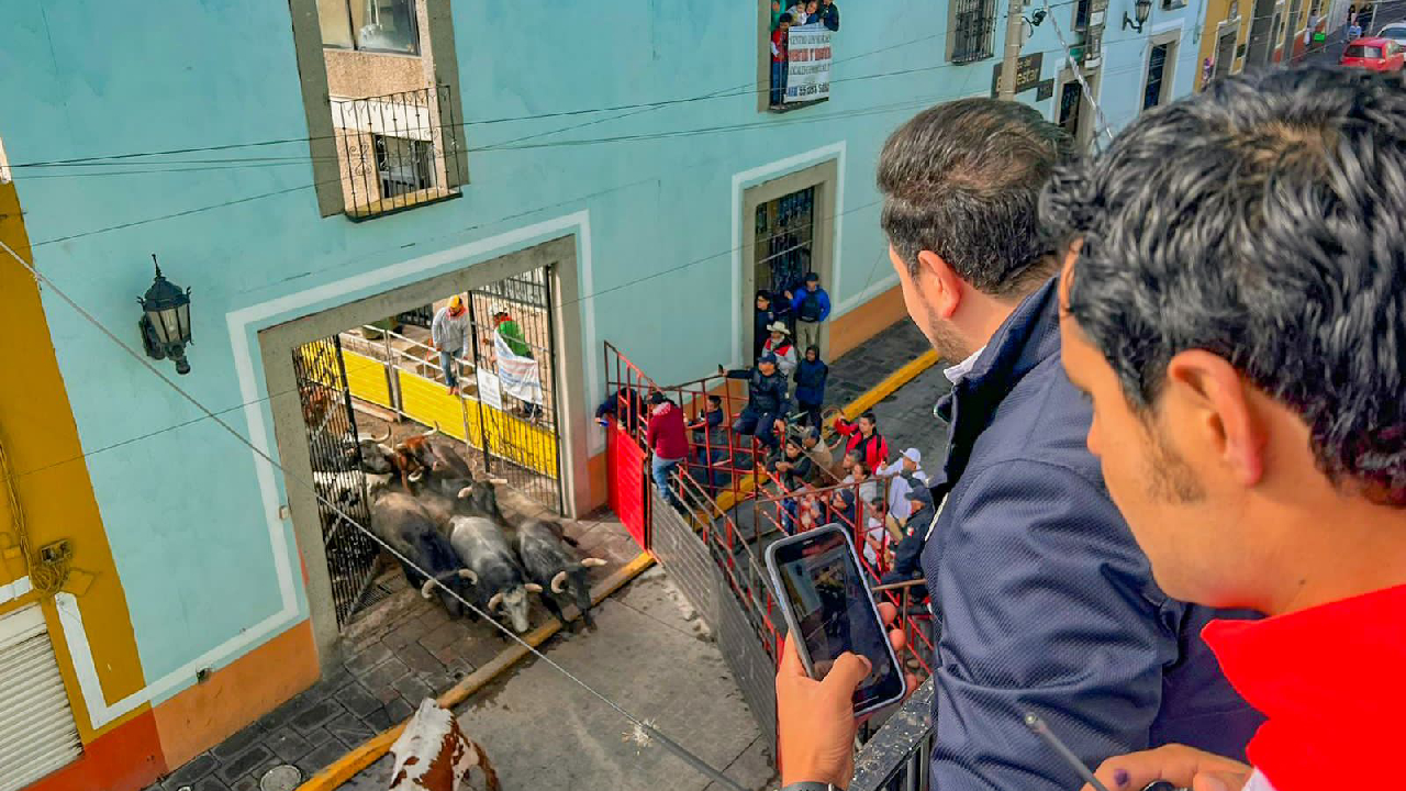 Supervisa Salvador Santos Cedillo circuito del encierro Huamantla
