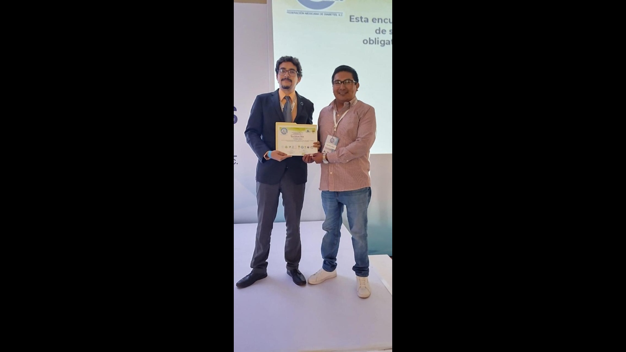 Ganan investigadores del CTBC primer lugar en el XXXIII Congreso Nacional de Diabetes