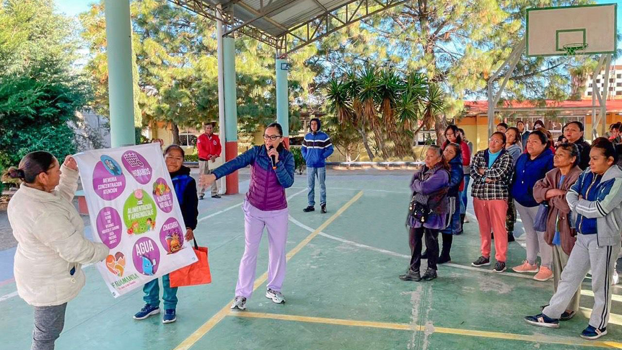 DIF Huamantla fomenta una educación integral con charlas sobre nutrición