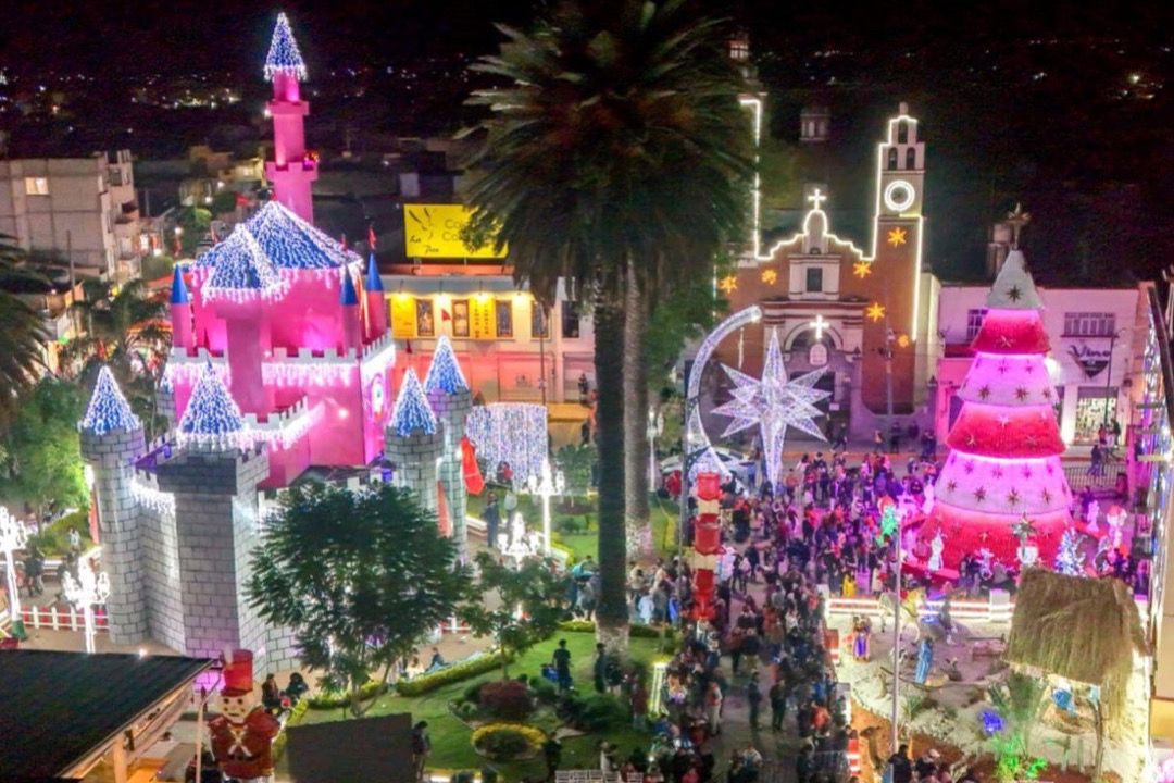 Chiautempan es el principal escaparate navideño en el estado