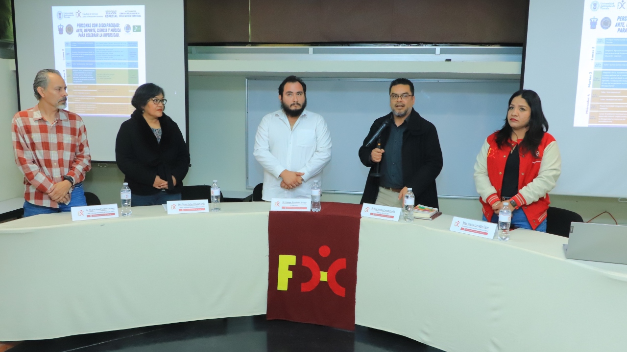 Para fomentar la inclusión y el conocimiento organiza Desarrollo Humano UATx la Semana de la Discapacidad