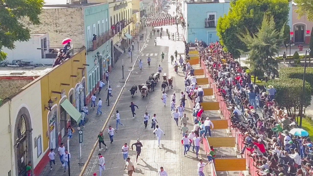 Huamantla se prepara para la adrenalina del segundo encierro estilo Pamplona