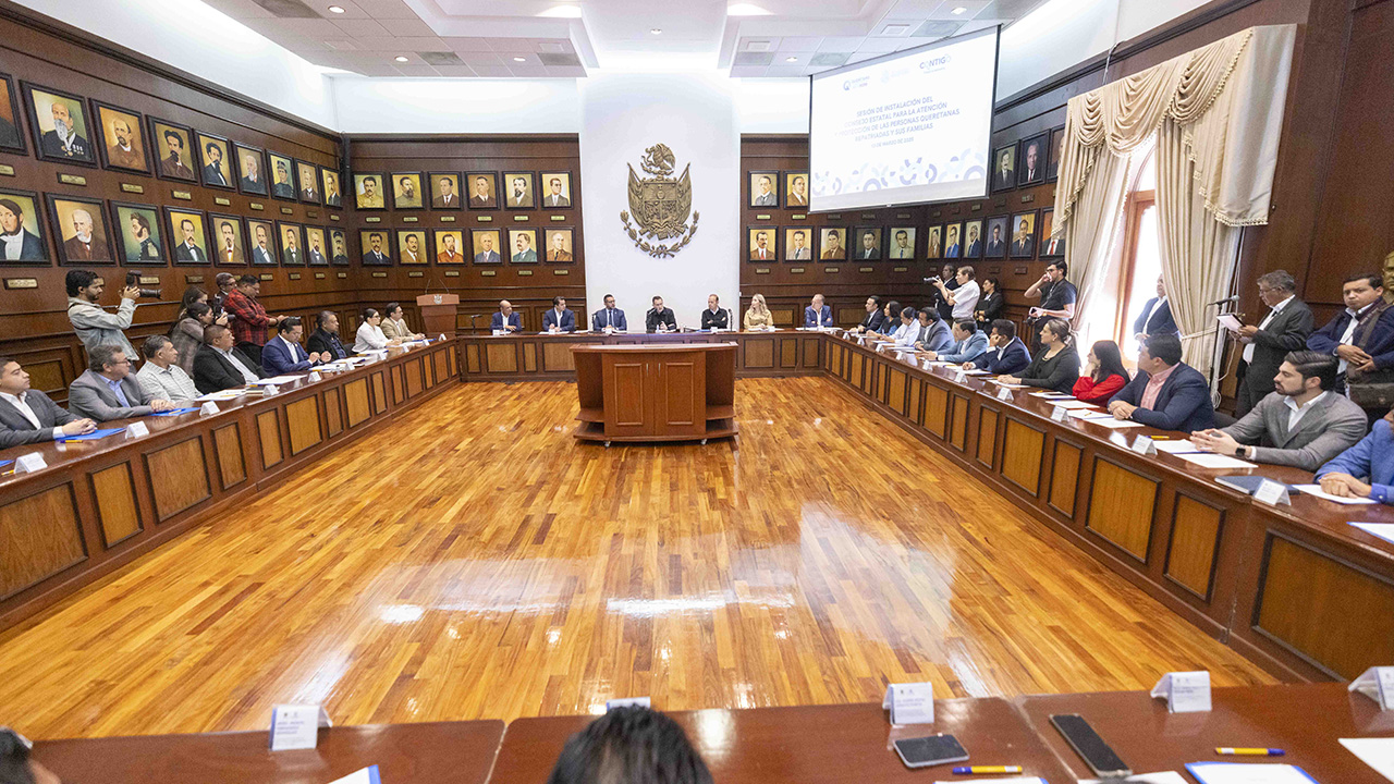 Instalan Consejo Estatal para la Atención y Protección de las Personas Queretanas Repatriadas y sus Familias