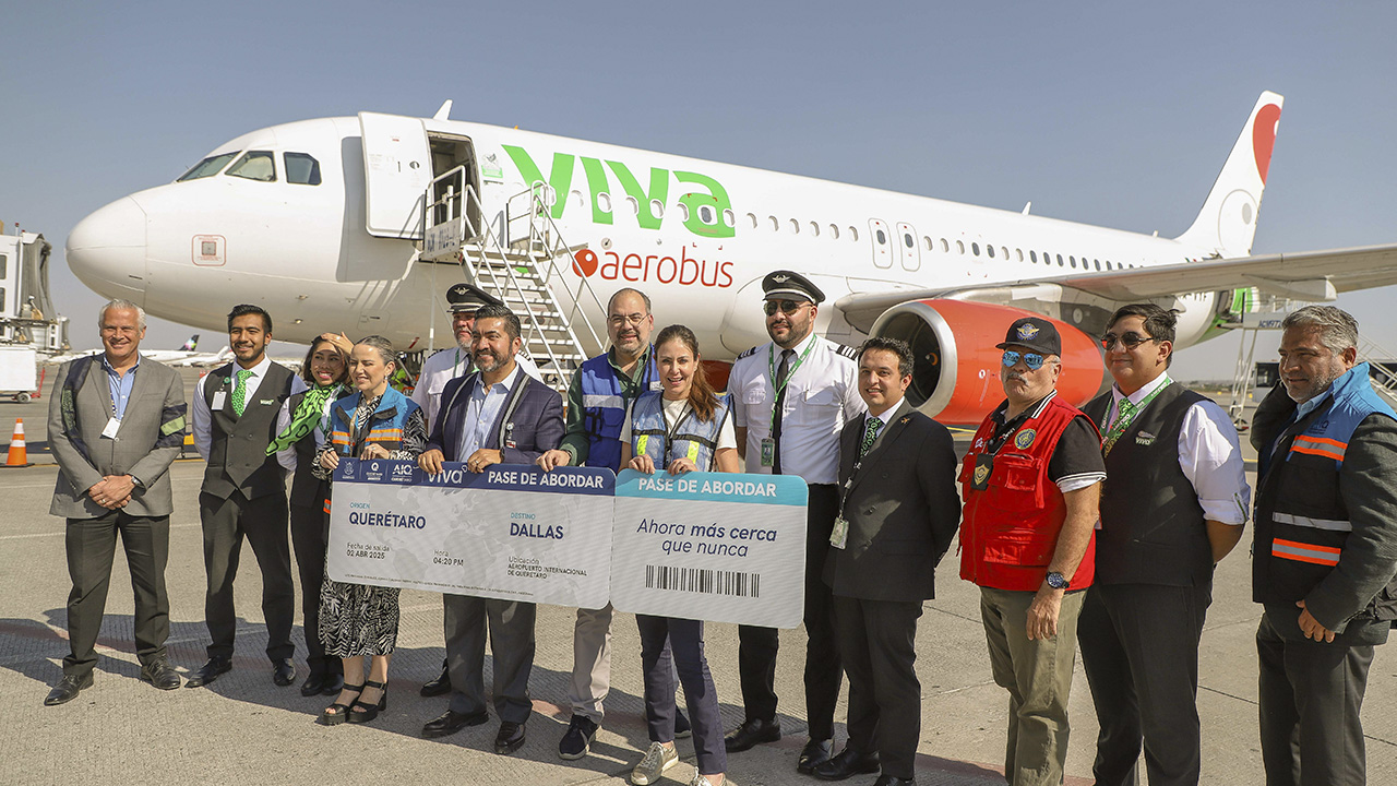 Fortalecen conectividad con vuelo Querétaro-Dallas
