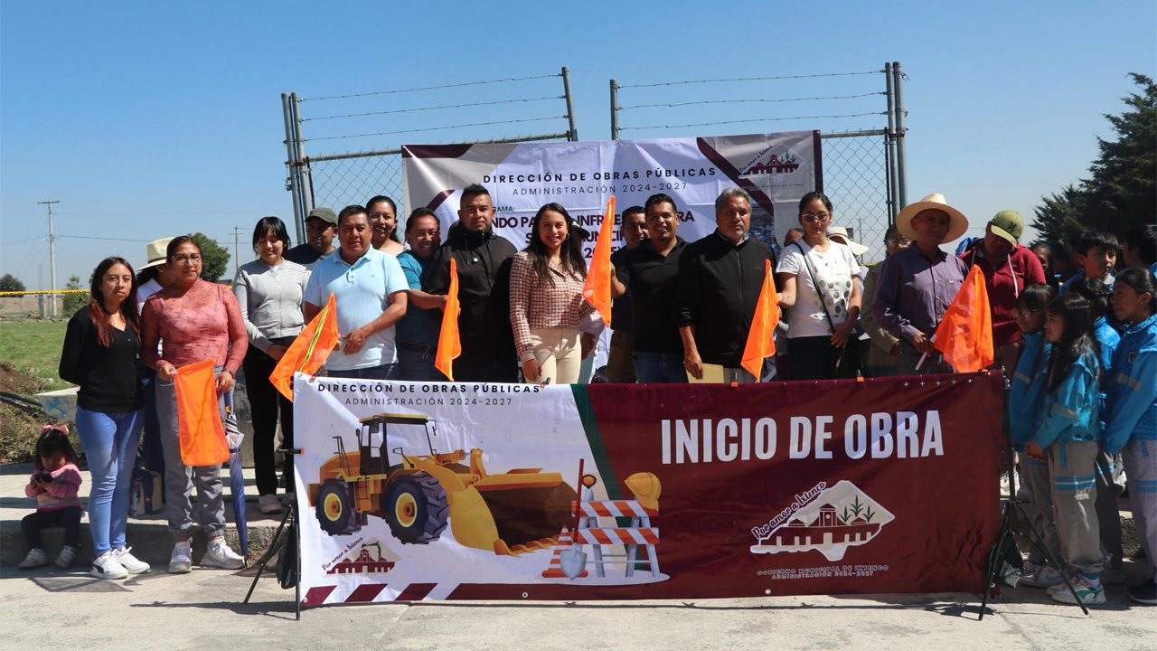 Inicia construcción de barda perimetral en la Escuela Primaria “Vicente Guerrero” con fondos del FISM 2025 y apoyo de padres de familia