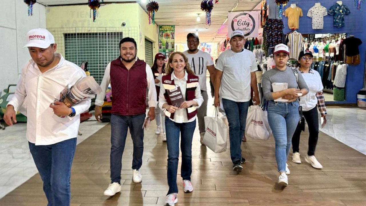 Marcela González en el corazón el sur, fortalece la presencia de Morena