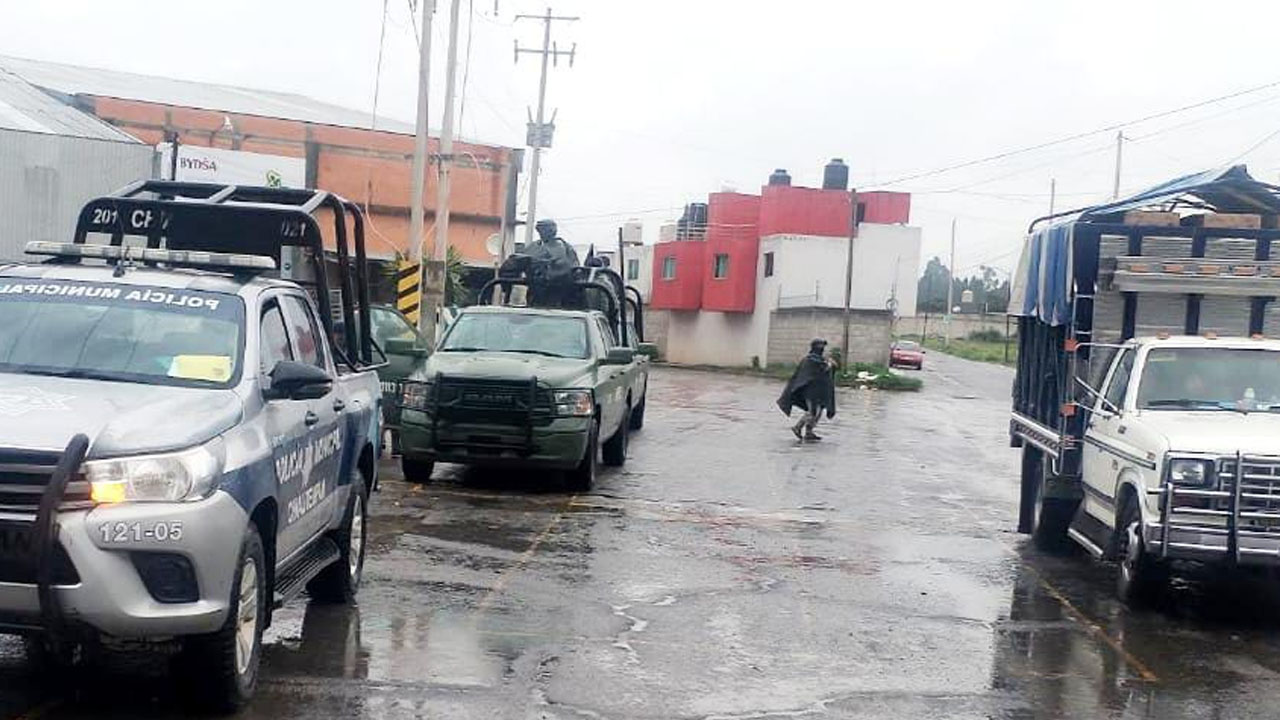 Ejército Mexicano realiza recorridos de seguridad en Chiautempan