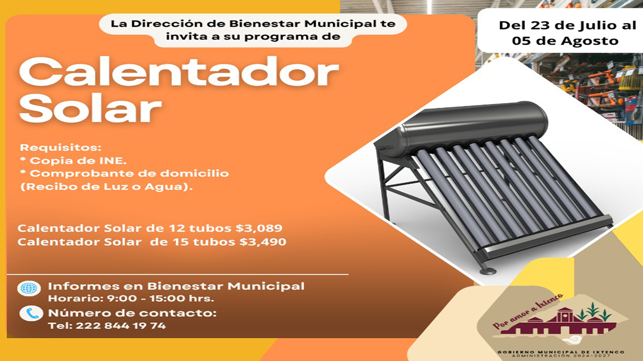 Ixtenco impulsa programas de bienestar con materiales y tecnología a bajo costo para las familias del municipio