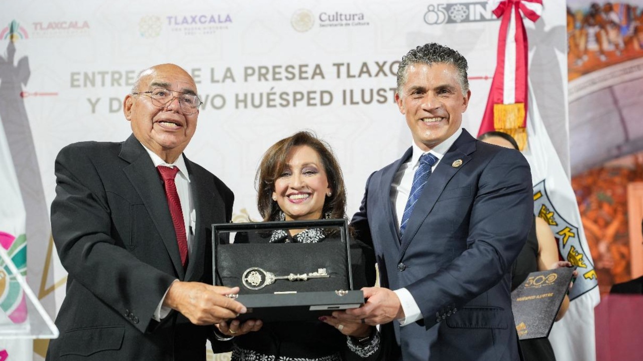 La presea Tlaxcala se otorgó al pueblo y se resguardará en el museo de la memoria