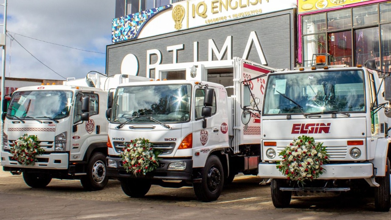 Anuncia Apizaco nuevas rutas de recolección de basura gracias al fortalecimiento del parque vehicular