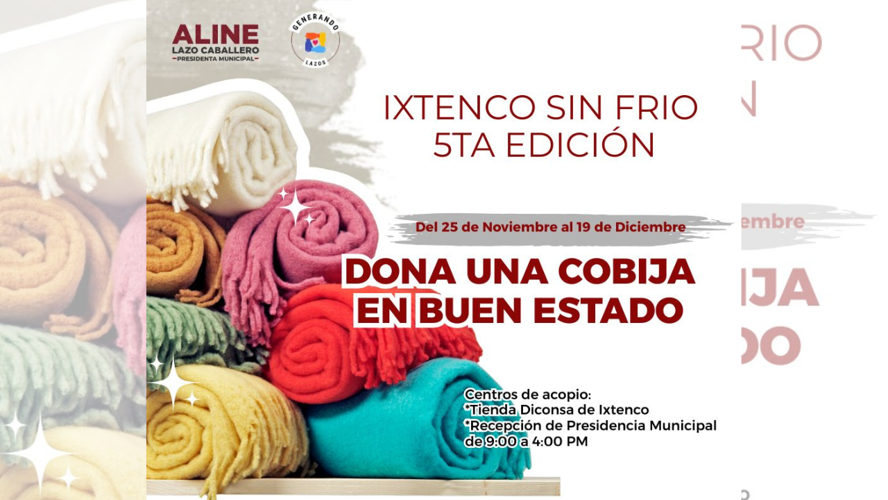 Arranca la 5ª edición de “Ixtenco Sin Frío”, campaña creada por Aline Lazo