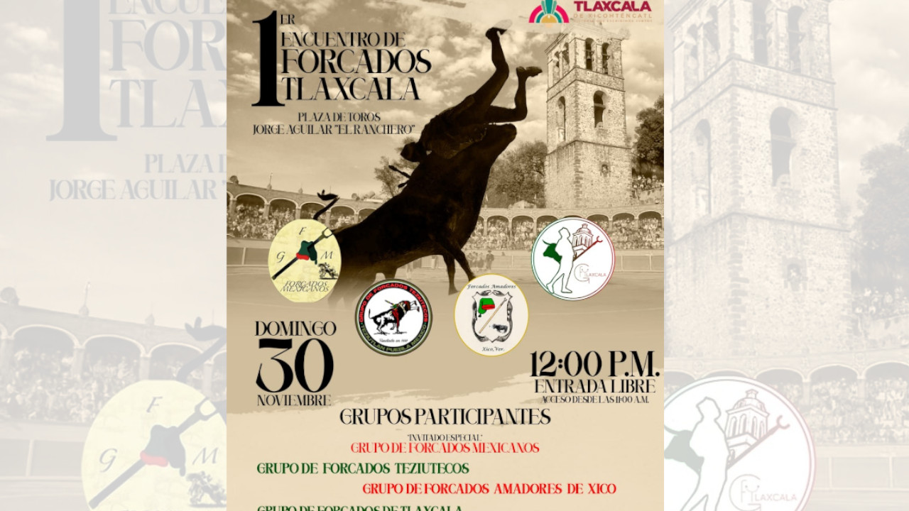 Con el respaldo del ayuntamiento de tlaxcala tendrá la capital el primer encuentro de forcados