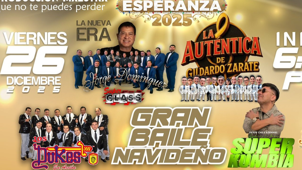 Llega la posada de la esperanza con Jorge Domínguez y grandes invitados, este ¡Viernes 26 de diciembre en Apizaco!