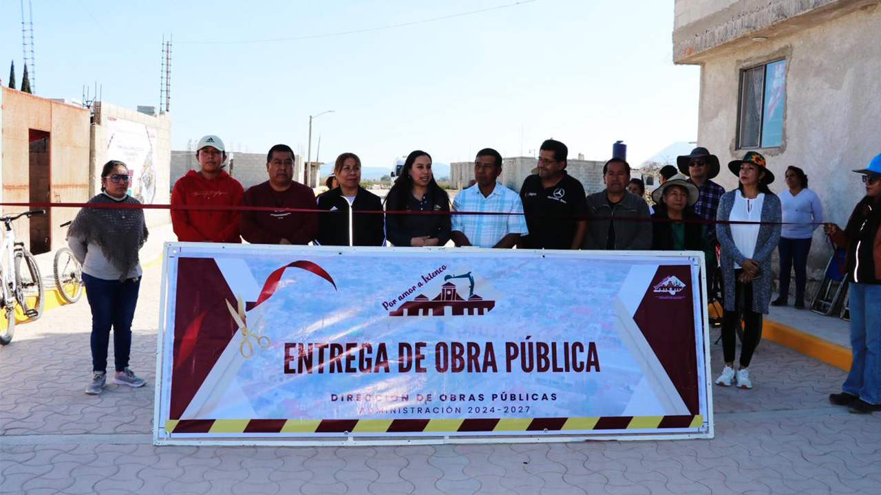 Ixtenco inicia 2026 con obras: entregan la primera acción de infraestructura del año en la Prolongación 4 Sur