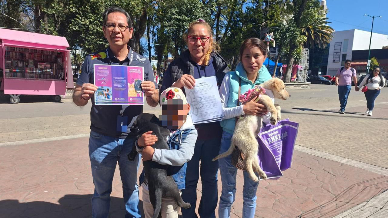 Apizaco impulsa el cuidado y la adopción responsable de mascotas con la campaña “amigos de 4 patas”