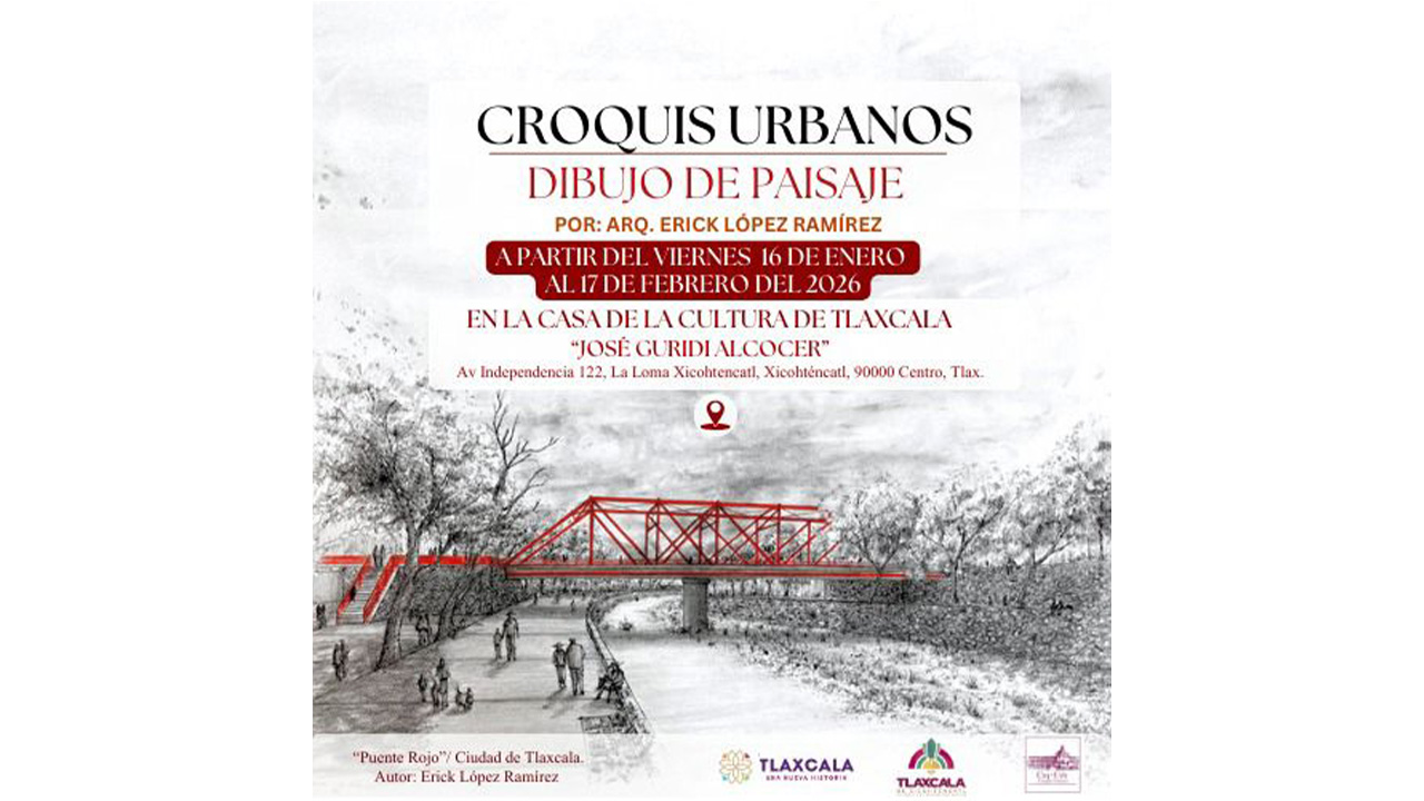 Ayuntamiento de Tlaxcala abre espacios al arte urbano con la exposición “croquis urbanos” y una master class gratuita