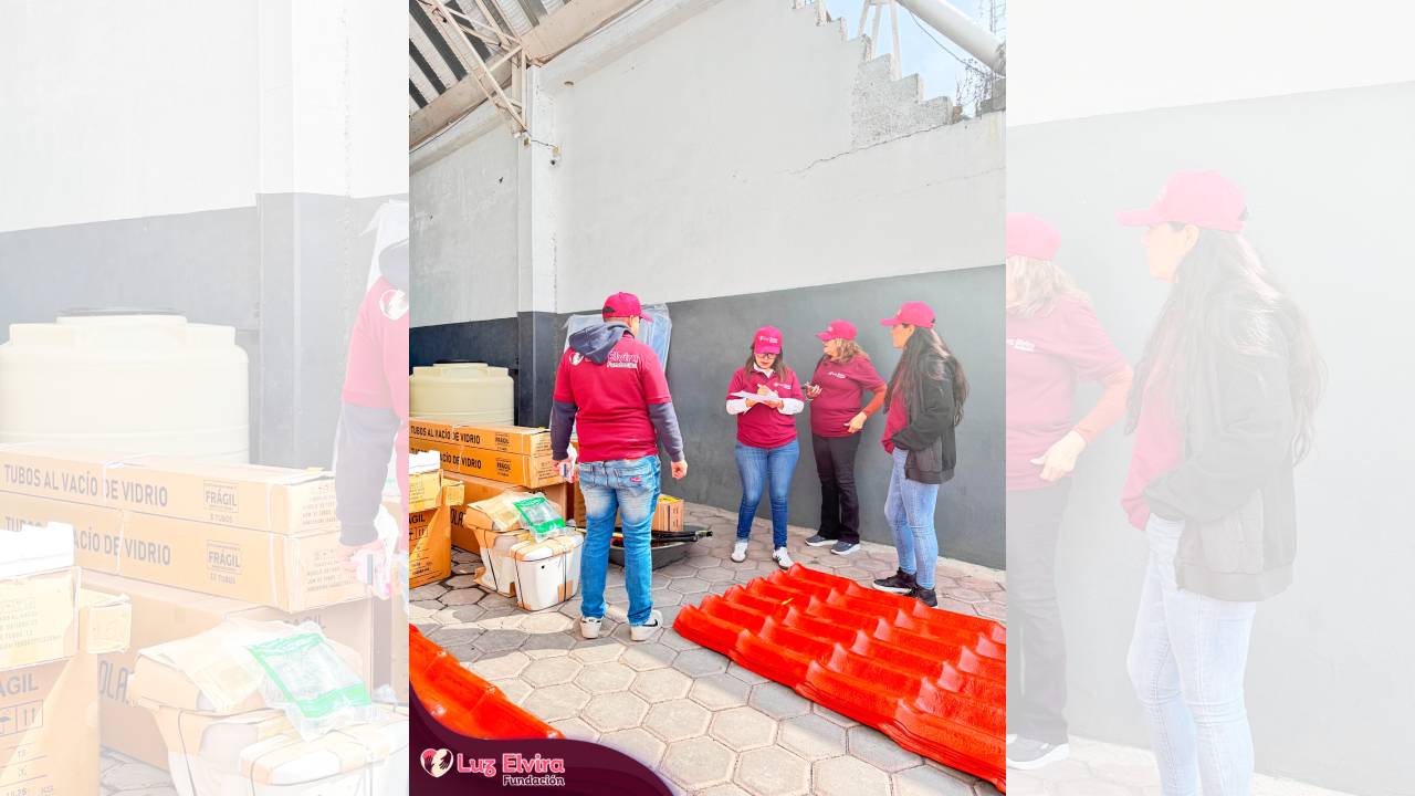 Maura Hernández Fernández como representante de la fundación Luz Elvira, realiza la entrega de Apoyos a bajo costo y brinda servicios gratuitos en Apizaco