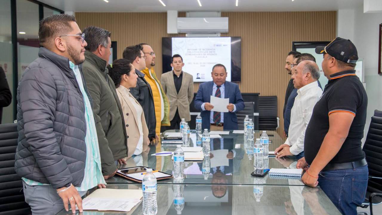 Apizaco instala la primera Mesa de Seguridad Municipal en el estado de Tlaxcala