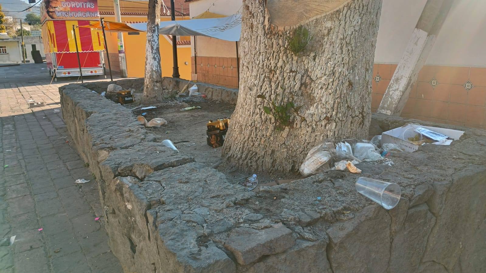 Totolac rehabilita la Plaza de los Cuatro Señoríos tras cuatro días de Carnaval