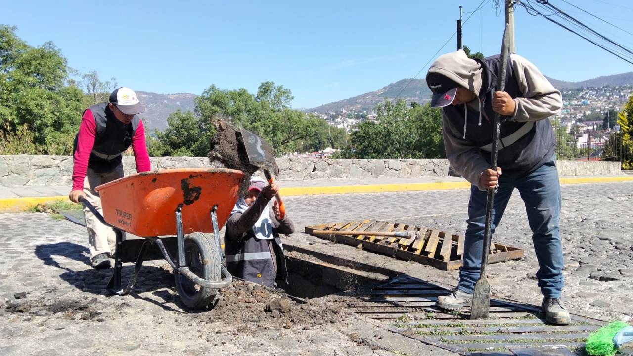 Continúa ayuntamiento de Tlaxcala con la atención a infraestructura pluvial
