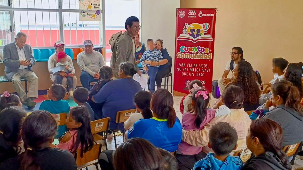 Impulsa el ayuntamiento de Apizaco la lectura desde la infancia con “cuentos en tu comunidad”