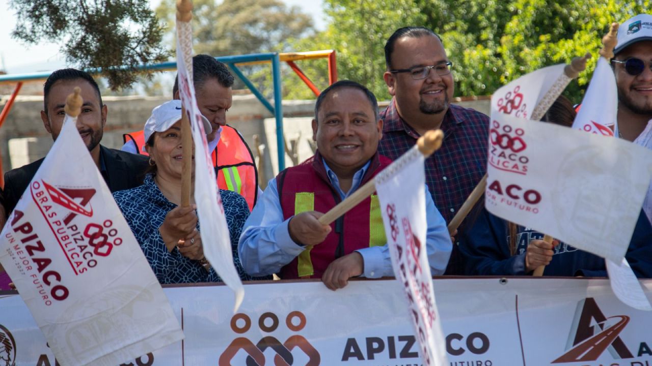 Con inversión de casi 29 mdp, Javier Rivera bonilla inicia obras que transforman Apizaco