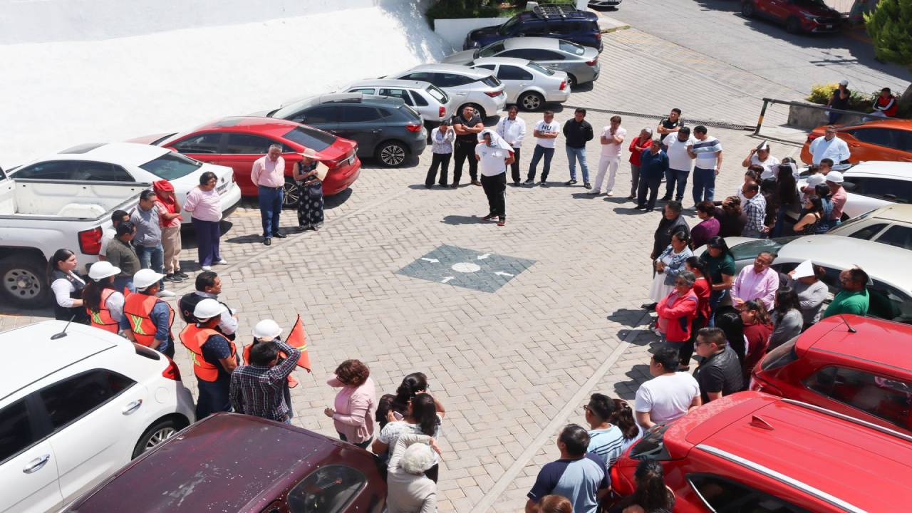 Totolac participa en el Simulacro Nacional 2026 y fortalece su capacidad de respuesta ante emergencias