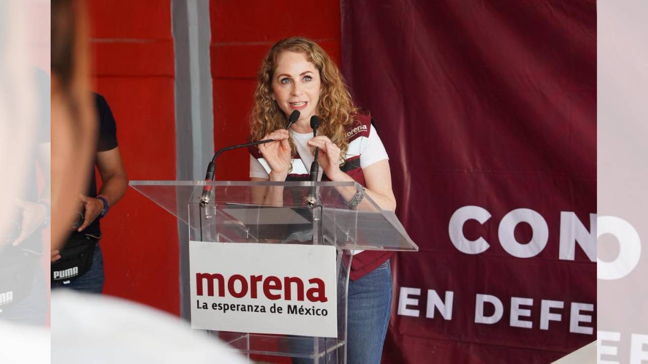 Marcela González respalda blindaje de candidaturas en Morena
