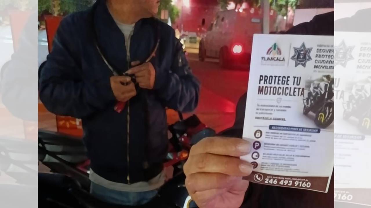 Fortalece policía municipal de Tlaxcala la proximidad social para garantizar la seguridad de motociclistas