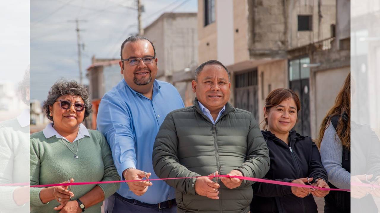 Apizaco entrega pavimentación con adoquín en la colonia Loma Florida en beneficio de más de mil 500 habitantes