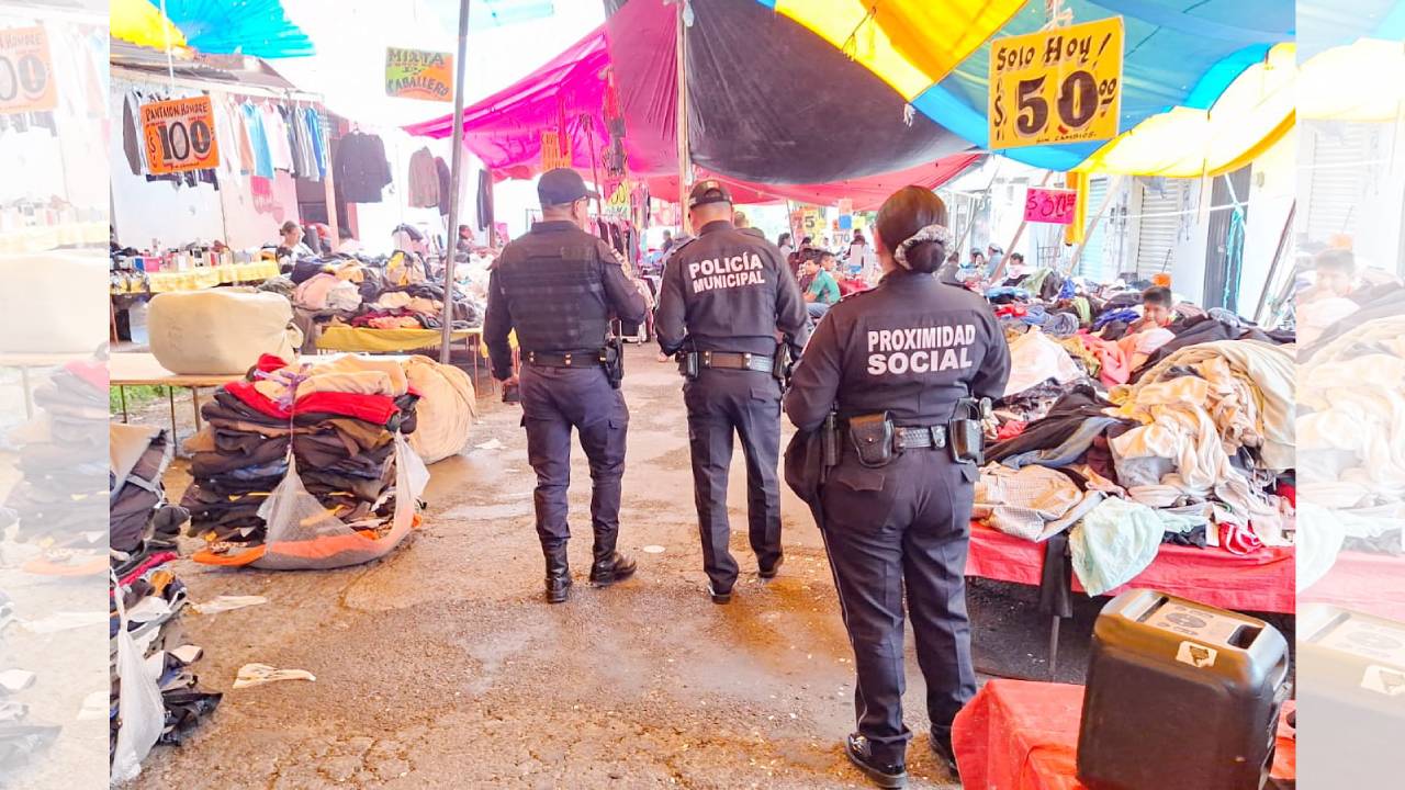 Refuerza ayuntamiento de Tlaxcala acciones permanentes de proximidad social en mercados y tianguis del municipio