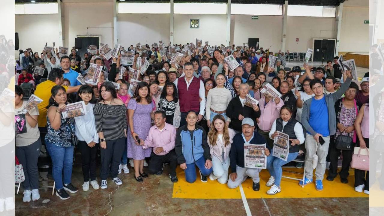 Apizaco unido con Alfonso Sánchez García para defender logros de la Cuarta Transformación