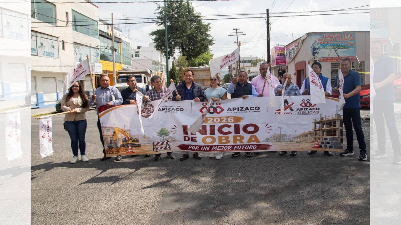 Gobierno de Apizaco inicia la rehabilitación de la Avenida Juárez