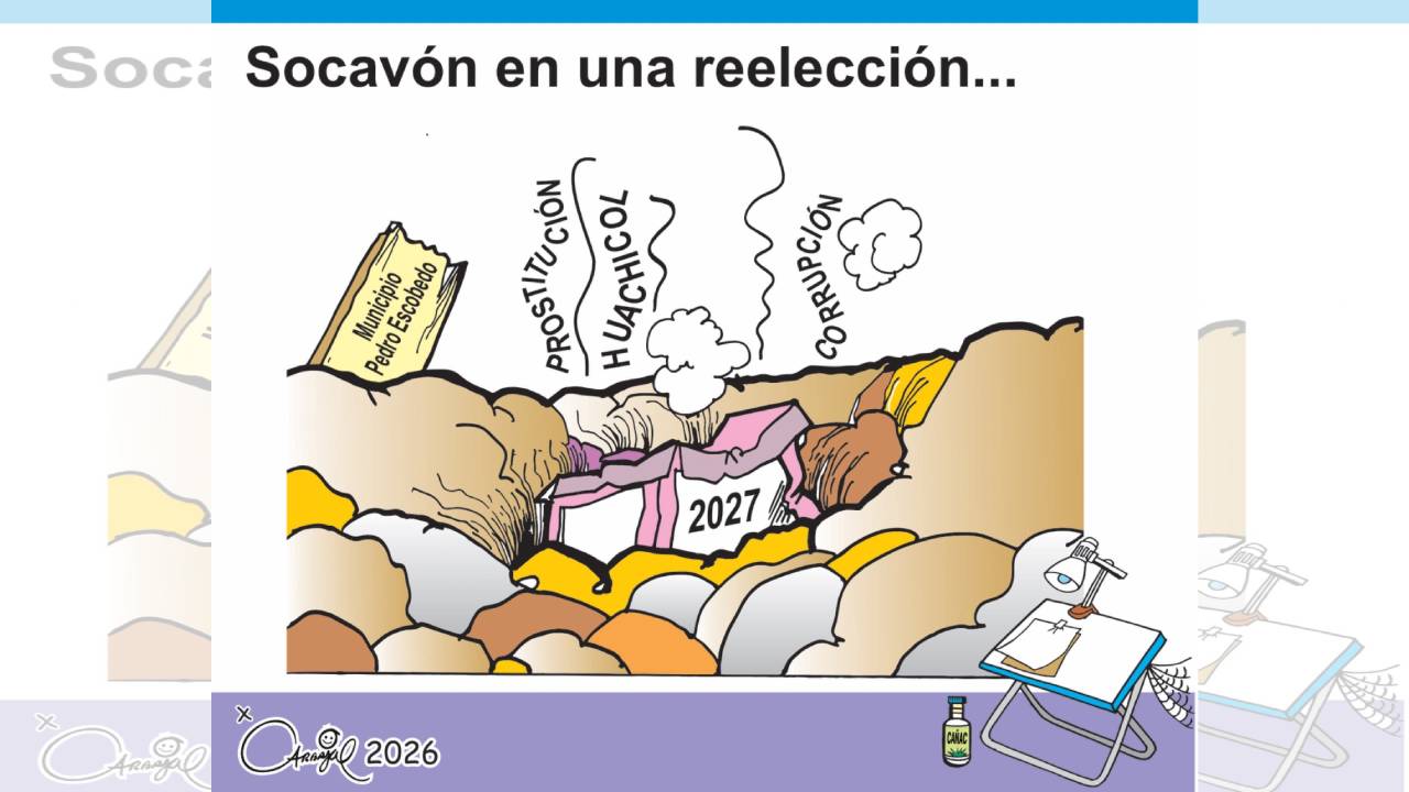 Socavón en una reelección
