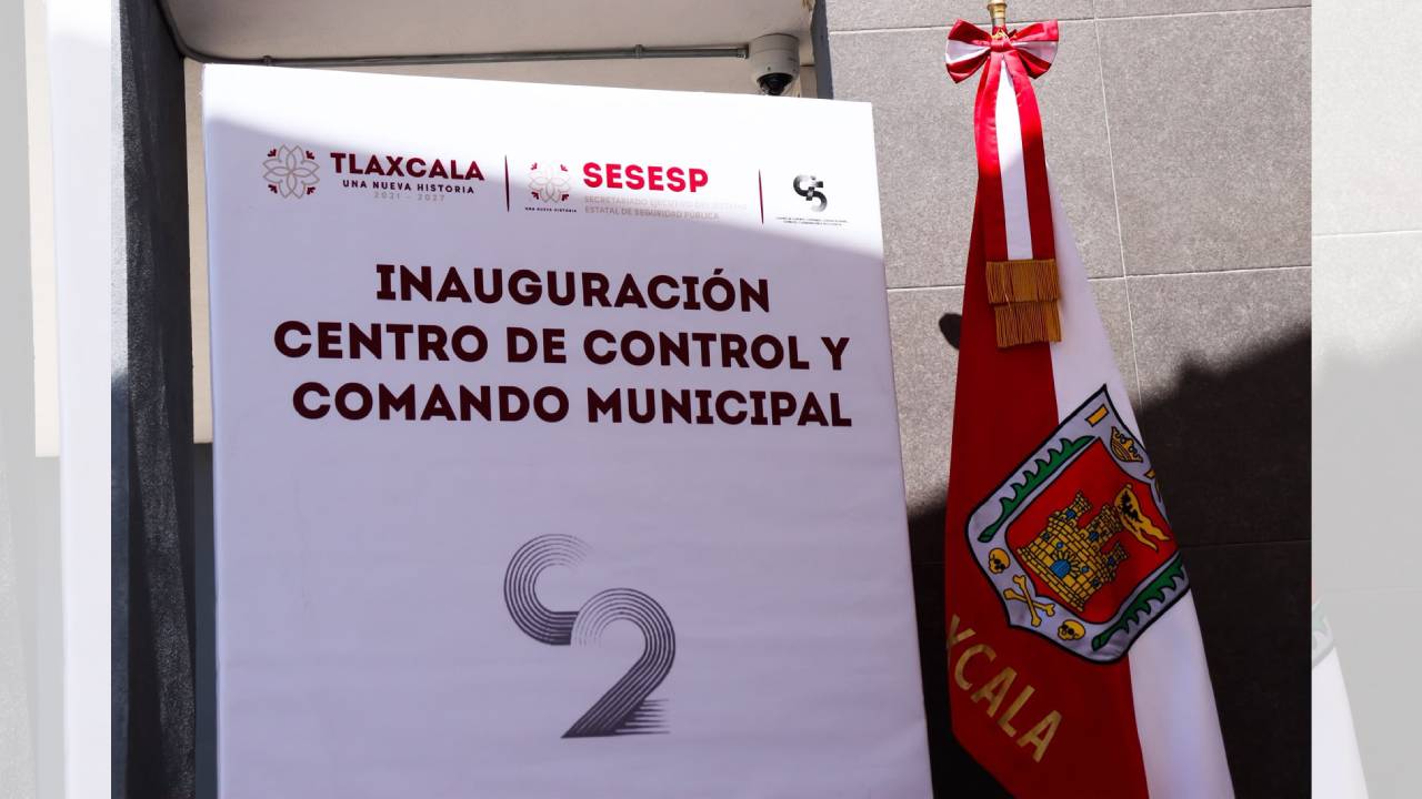 Con respaldo del gobierno del estado, Totolac inaugura su moderno centro de control y comando (C2) para fortalecer la seguridad del municipio