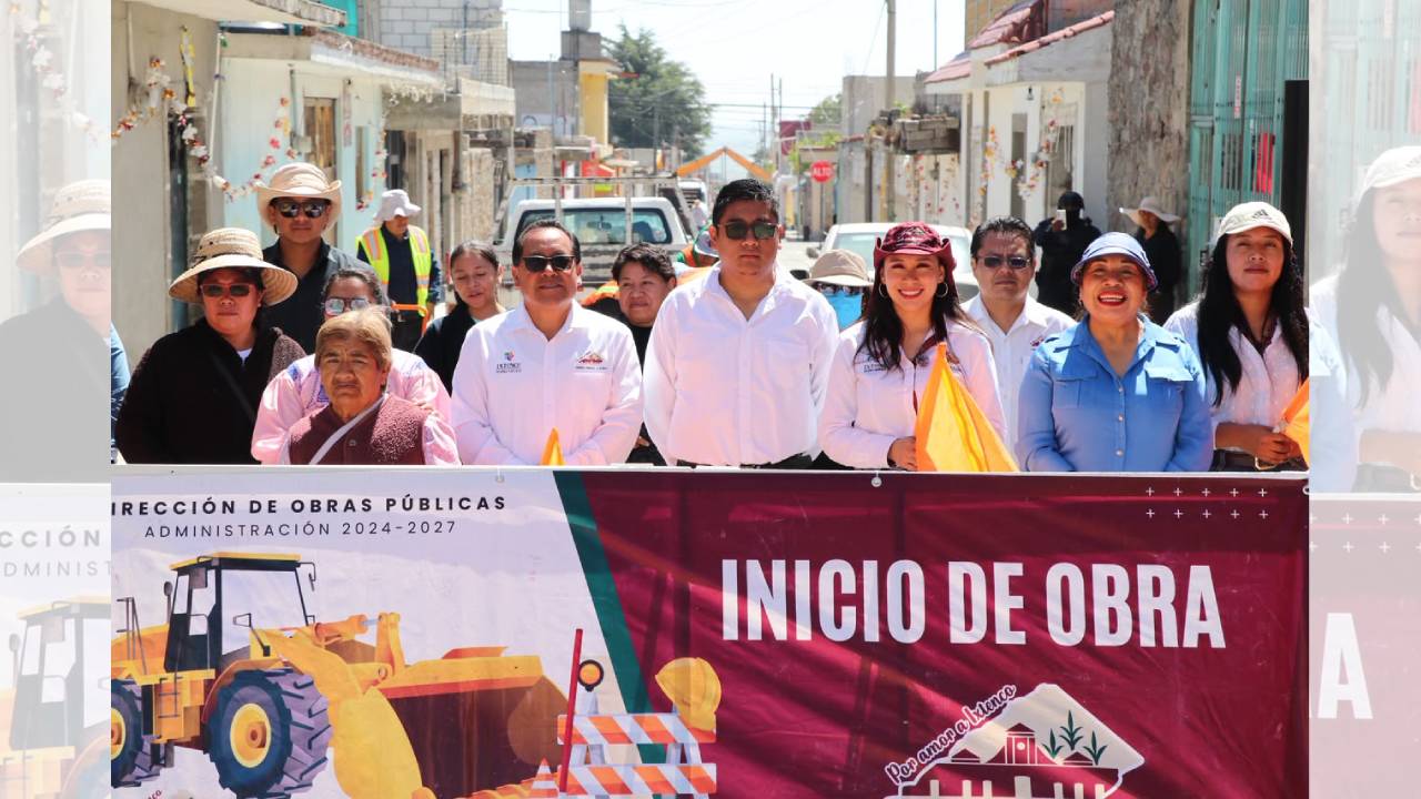 Gobierno de Ixtenco inicia una obra histórica de drenaje sanitario en la C. 4 Poniente