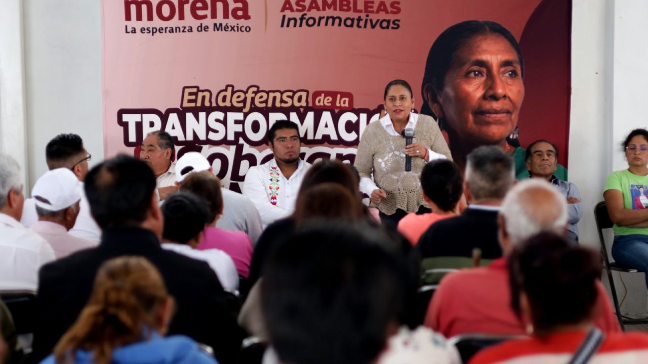 El pueblo, el único que decidirá el camino de la transformación en Tlaxcala: Ana Lilia Rivera