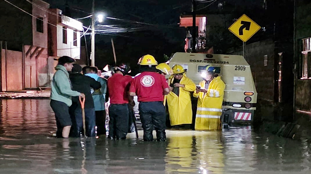 Coordina Ayuntamiento de Tlaxcala atención a afectaciones por fuerte lluvia en la capital