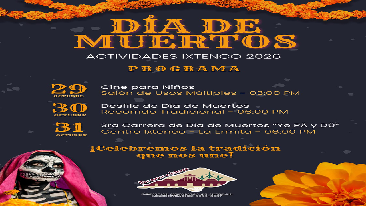 Gobierno de Ixtenco prepara actividades para celebrar el Día de Muertos 2026