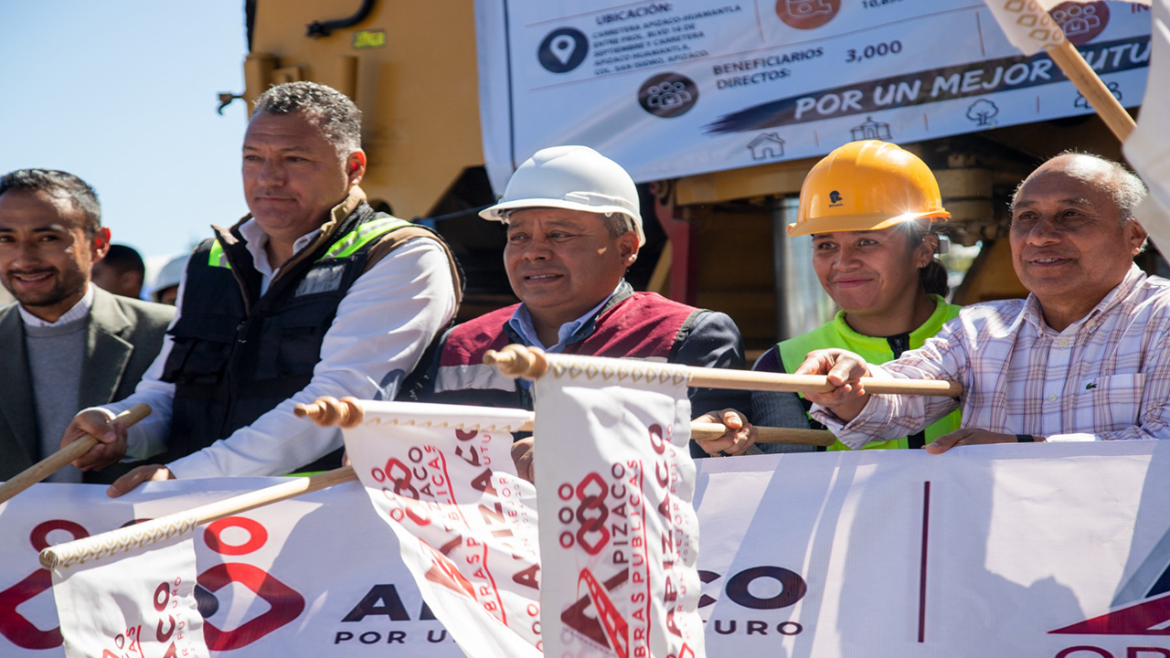 Inicia Gobierno Municipal de Apizaco rehabilitación de pavimento asfáltico en la carretera Apizaco-Huamantla con más de 6.7 MDP