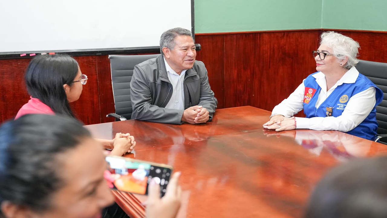 Establecen Ayuntamiento de Tlaxcala y Rotary International acercamiento para impulsar proyectos humanitarios