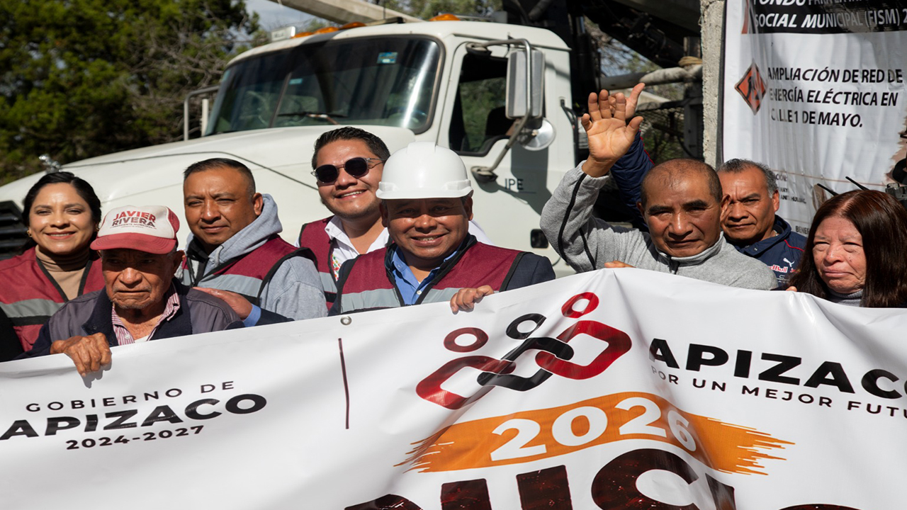 Con triple banderazo, Gobierno de Apizaco impulsa obra pública en Santa Anita Huiloac
